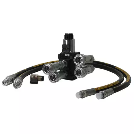 Tuplaajaventtiilipaketti 6/2 12V R3/8" 50L/min - Hydraulikpaket - TUPLAAJA38-12V - 6